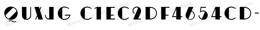 quxjg c1ec2df4654cd字体转换